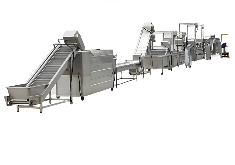 薯條油炸流水線